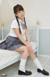 4k-star_053 bed blouse loose_socks pleated_skirt school_uniform shiraishi_mizuho skirt socks twin_braids rating:Safe score:0 user:nil!