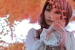 blouse cosplay houtou_singi multi-colored_hair original red_hair ruffles rating:Safe score:1 user:Kryzz