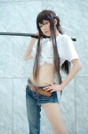 cosplay croptop jeans kanzaki_kaori katana kurosuzu_erika single_pantsleg sword to_aru_majutsu_no_index tshirt rating:Safe score:3 user:nil!