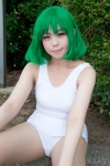 cosplay green_hair kazami_yuuka kouwaaiki pantyhose swimsuit touhou rating:Safe score:0 user:pixymisa