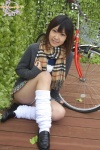 bicycle blouse cardigan loose_socks nagato_yuma pleated_skirt scarf school_uniform skirt socks rating:Safe score:0 user:nil!
