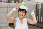 kana_yuuki ponytail sleeveless_polo tennis_ball visor_cap rating:Safe score:1 user:nil!