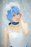 ayanami_rei blue_hair cosplay dress hairband nana neon_genesis_evangelion scarf rating:Safe score:0 user:nil!