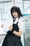 apron boku_wa_tomodachi_ga_sukunai cosplay hairband maid maid_uniform mikazuki_yozora ribbon_tie serving_tray wristband yuiko rating:Safe score:0 user:pixymisa