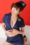 4k-star_028 akiha_chihiro blouse bra cleavage garrison_cap miniskirt pantyhose police_uniform policewoman sheer_legwear side_ponytail skirt rating:Safe score:0 user:nil!