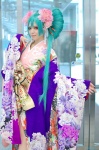 aida_yukiko aqua_hair cosplay hatsune_miku kimono pantyhose tagme_song twintails vocaloid rating:Safe score:2 user:nil!