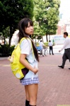 backpack blouse dgc_0875 kawahara_minori kneesocks pleated_skirt school_uniform skirt sweater_vest rating:Safe score:0 user:nil!