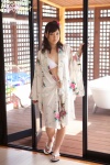 bikini open_clothes ponytail robe side-tie_bikini swimsuit tanaka_ayaka rating:Safe score:0 user:nil!