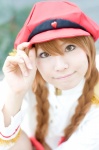 aiba_ai alice_parade blonde_hair cap cosplay rouge13 twin_braids uniform rating:Safe score:0 user:pixymisa