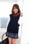 blouse bookbag costume dgc_0817 kneesocks mihiro pleated_skirt school_uniform skirt sweater_vest rating:Safe score:0 user:nil!