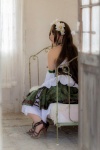 aiyoku_no_eustia bed blouse choker corset cosplay detached_sleeves enako eris_floraria hairband koku_no_kanaria skirt rating:Safe score:0 user:nil!
