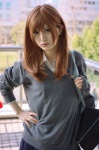 blouse bookbag cosplay hina hori_kyoko hori-san_to_miyamura-kun pleated_skirt school_uniform skirt sweater rating:Safe score:0 user:nil!