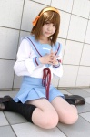 armband cosplay hair_ribbons hanna_yume headband sailor_uniform school_uniform suzumiya_haruhi suzumiya_haruhi_no_yuuutsu rating:Safe score:0 user:Log