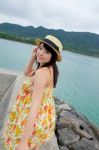 dress ocean shinozaki_ai straw_hat welcome_to_my_ai_land rating:Safe score:0 user:nil!
