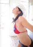 bikini_top braids cowboy_hat denim isoyama_sayaka sayaka_mania shorts swimsuit rating:Safe score:0 user:nil!