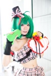 ahoge cosplay croptop green_hair hat macross macross_frontier miniskirt plushie ranka_lee skirt tama_(ii) twintails rating:Safe score:0 user:pixymisa