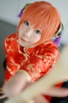 cosplay gintama hair_pods kagura kousaka_yun mandarin_suit orange_hair rating:Safe score:0 user:nil!