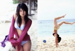 bikini blouse cleavage ocean satsukawa_aimi shorts swimsuit two_575 rating:Safe score:0 user:nil!