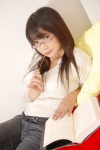 bed chocoball cosplay glasses jeans kazami_mizuho onegai_chokoteacher onegai_teacher sweater rating:Safe score:0 user:nil!