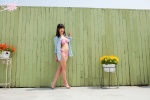 bikini blouse cleavage hamada_yuri open_clothes side-tie_bikini swimsuit rating:Safe score:1 user:nil!