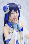 blue_hair corset cosplay double_bun fingerless_gloves fleia love_live!_school_idol_project sonoda_umi rating:Safe score:0 user:nil!