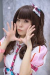 bow cosplay croptop hairbow idolmaster idolmaster_cinderella_girls maitako shimamura_uzuki wristband rating:Safe score:1 user:pixymisa