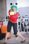 changpao cosplay green_hair gumi panda_hat pantyhose riku sheer_legwear trousers vocaloid rating:Safe score:0 user:nil!