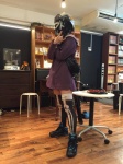coat helmet iiniku_ushijima print_legwear shorts thighhighs rating:Safe score:4 user:nil!