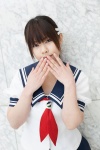 blouse cosplay niimi_haruka photo_kano pleated_skirt sailor_uniform scarf school_uniform skirt yuu_(ii) rating:Safe score:0 user:pixymisa