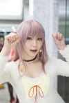 bell bow choker cleavage cosplay dress heterochromia k neko_(k) purple_hair yaya rating:Safe score:0 user:pixymisa