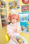 animal_ears apron bunny_ears cosplay dress inu_boku_secret_service lollipop maid maid_uniform orange_hair rinrinko roromiya_karuta twintails rating:Safe score:0 user:nil!