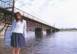 blouse cardigan kiguchi_aya love_letter miniskirt ocean pleated_skirt skirt rating:Safe score:1 user:nil!