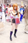 collar cosplay kneehighs kunoichi neon_genesis_evangelion orange_hair pantyhose soryu_asuka_langley zero_inch rating:Safe score:1 user:nil!