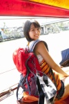 backpack camisole denim koike_rina shorts tank_top ys_web_377 rating:Safe score:1 user:nil!