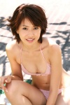 bikini cleavage pool side-tie_bikini swimsuit washizu_ayano rating:Safe score:1 user:nil!