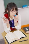 blouse chocoball cosplay glasses kazami_mizuho onegai_chokoteacher onegai_teacher ponytail vest rating:Safe score:0 user:nil!