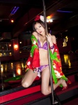 bikini cleavage juicy_dancing katana open_clothes swimsuit sword takahashi_chiaki yukata rating:Safe score:1 user:nil!