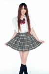 blouse costume kneesocks pleated_skirt school_uniform shirakawa_momo skirt skirt_lift ys_web_309 rating:Safe score:0 user:nil!