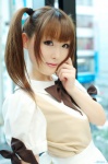 apron blouse cosplay hino_ririe jumper original twintails waitress waitress_uniform rating:Safe score:0 user:nil!