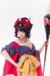 cleavage cosplay fate/grand_order fate/series giant_brush hairpin katsushika_hokusai kimono miu_(iii) rating:Safe score:0 user:nil!
