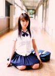 blouse bookbag costume hata_mizuho miniskirt pleated_skirt school_uniform skirt rating:Safe score:1 user:nil!