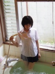 bathroom bathtub blouse cosplay luchiino nazo_no_kanojo_x pleated_skirt school_uniform skirt urabe_mikoto wet rating:Safe score:5 user:nil!
