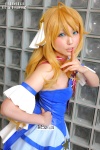 blonde_hair cosplay dress hoshii_miki idolmaster jiruko rating:Safe score:1 user:nil!