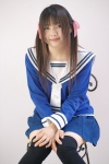cosplay fruits_basket hair_ribbons honda_tooru sailor_uniform sakura_yayoi school_uniform thighhighs twintails zettai_ryouiki rating:Safe score:0 user:nil!