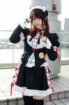 apron cosplay dress hairband konatsu_minato maid maid_uniform pia_carrot tagme_character thighhighs zettai_ryouiki rating:Safe score:0 user:nil!