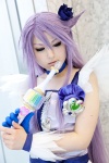baton choker cosplay cure_moonlight dress flower heartcatch_precure! mitsuto one_elbow_glove pretty_cure purple_hair tsukikage_yuri rating:Safe score:0 user:pixymisa