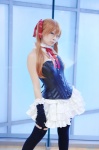 blue_legwear corset cosplay garters gloves hairbows kashinokiuro miniskirt neon_genesis_evangelion red_hair skirt soryu_asuka_langley thighhighs twintails zettai_ryouiki rating:Safe score:1 user:nil!
