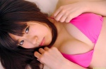 bed bikini_top cleavage dgc_0850 hoshimura_ayumi swimsuit rating:Safe score:1 user:nil!