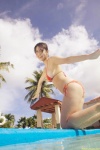 bikini dgc_0943 pool side-tie_bikini suzuki_fumina swimsuit wet rating:Safe score:0 user:nil!