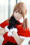 blonde_hair cosplay dress gloves original reco santa_costume shawl twintails rating:Safe score:0 user:nil!